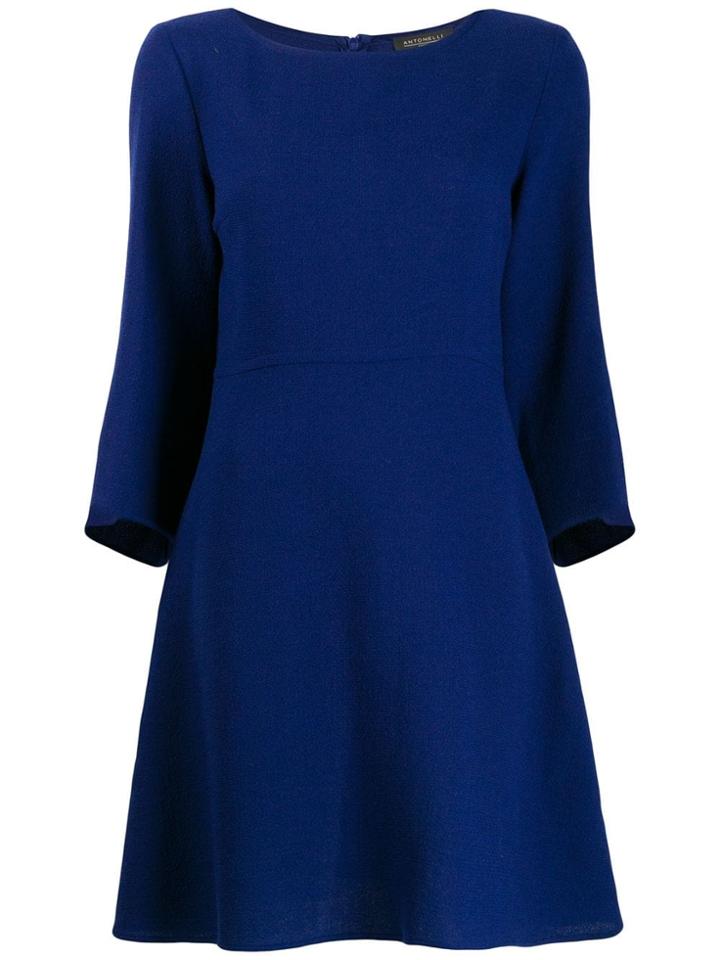 Antonelli Mid-length Shift Dress - Blue
