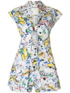 Chanel Pre-owned 3 Piece Airplane Print Suit - White