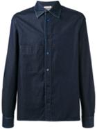 Marni Buttoned Shirt, Men's, Size: 52, Blue, Cotton