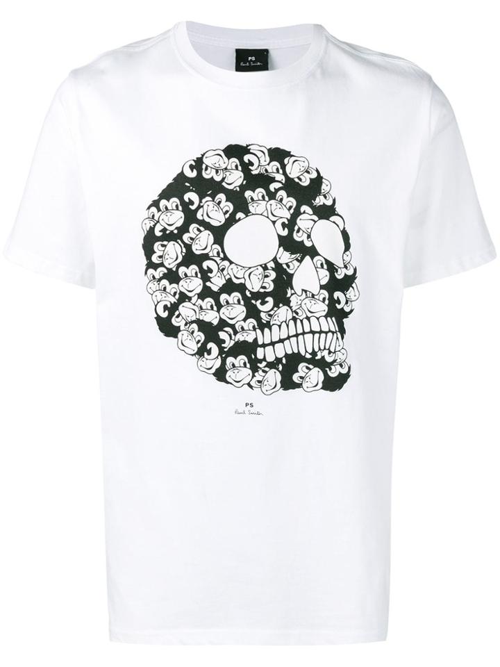 Ps Paul Smith Graphic Print T-shirt - White