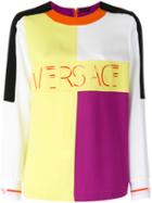 Versace - Block Panel Top - Women - Acetate/viscose - 40, Acetate/viscose