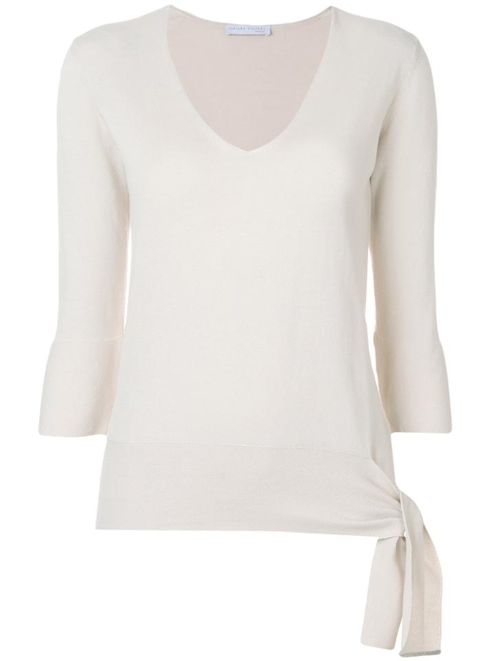 Fabiana Filippi Slim-fit Stretch Top - Nude & Neutrals