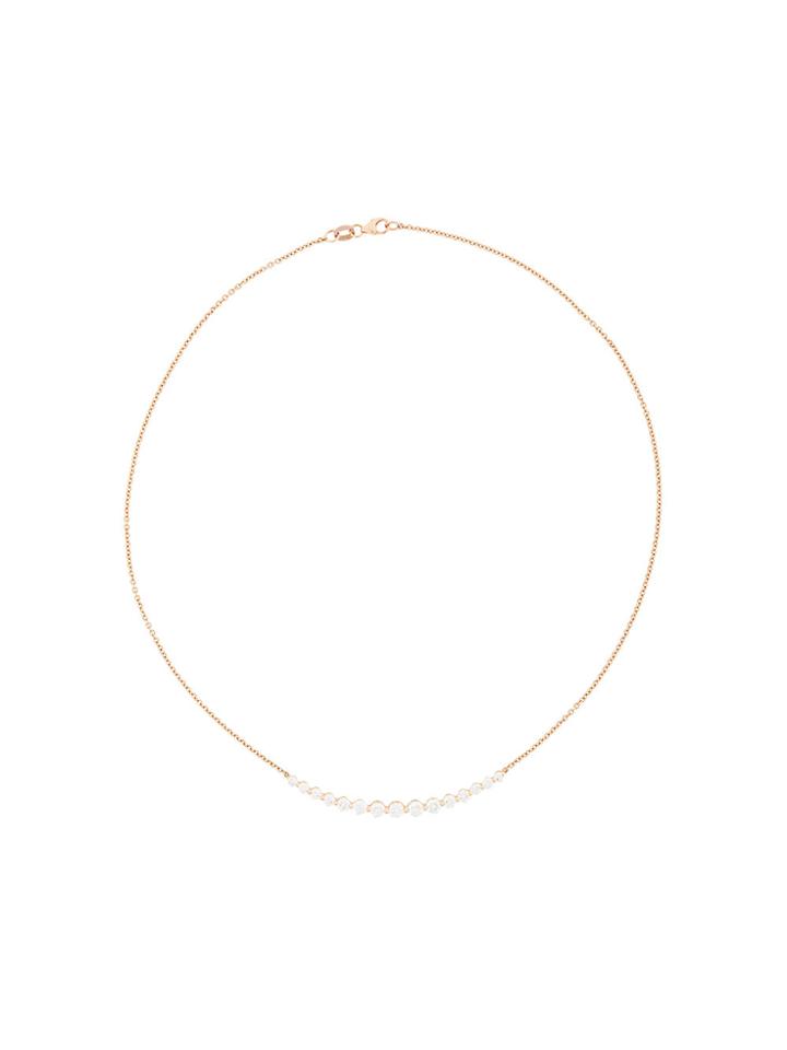 Anita Ko Large Crescent Necklace - Metallic