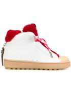 Coach Hi Top Hiker Boots - White