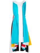 Koché Flared Parachute Dress - Multicolour