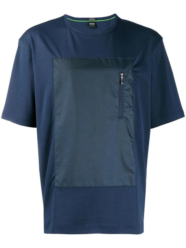 Boss Hugo Boss Zip Detail T-shirt - Blue