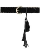 Twin-set Long Tassel Belt - Black