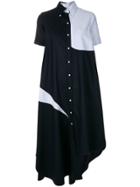 Thom Browne Flannel Shirt Dress - Blue