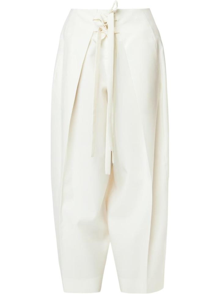 Isabel Marant 'radley' Cropped Pants, Women's, Size: 38, White, Wool