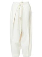 Isabel Marant 'radley' Cropped Pants, Women's, Size: 38, White, Wool