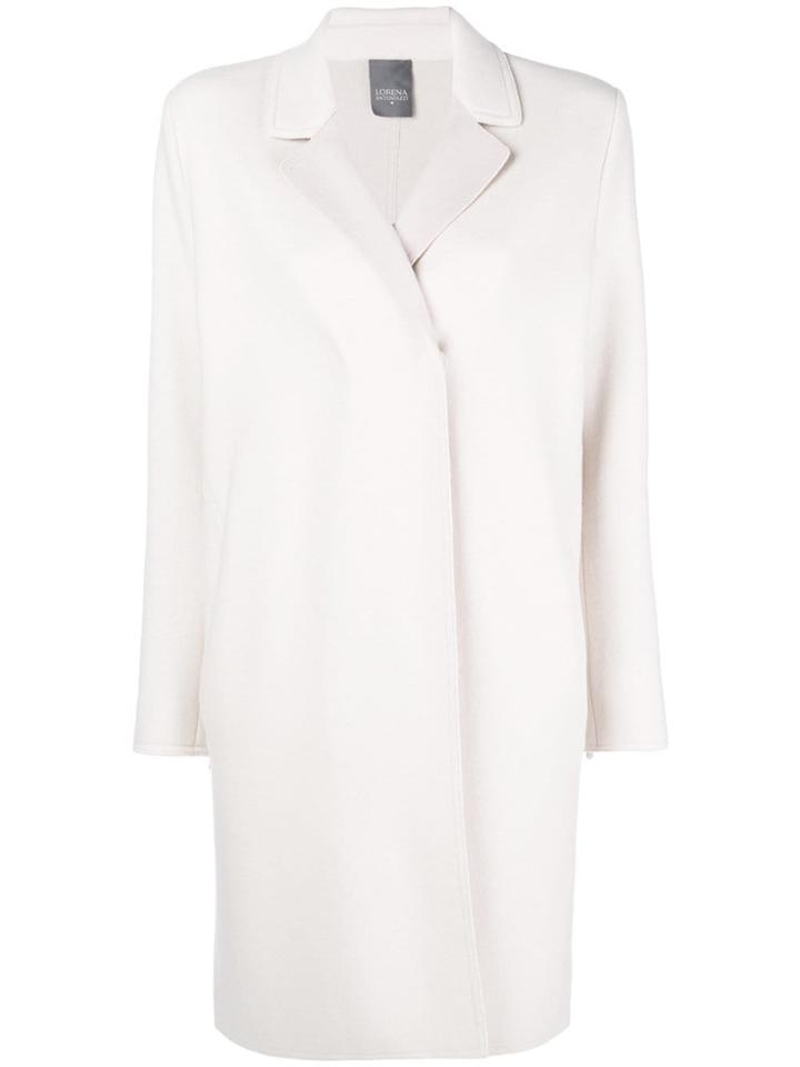 Lorena Antoniazzi Single Breasted Coat - White
