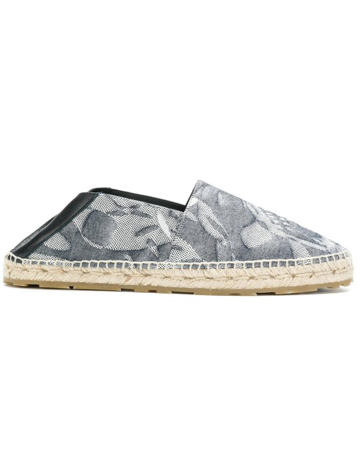 Alexander Mcqueen Skull Espadrilles - Blue
