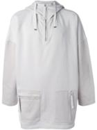 Blood Brother Zip Pocket Hoodie, Men's, Size: Large, Nude/neutrals, Cotton/polyester