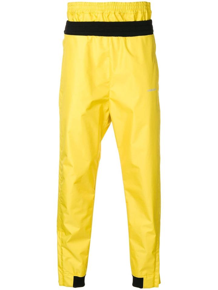 Ambush Layered Track Pants - Yellow