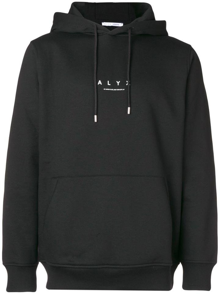 Alyx Logo Hooded Sweatshirt - Black