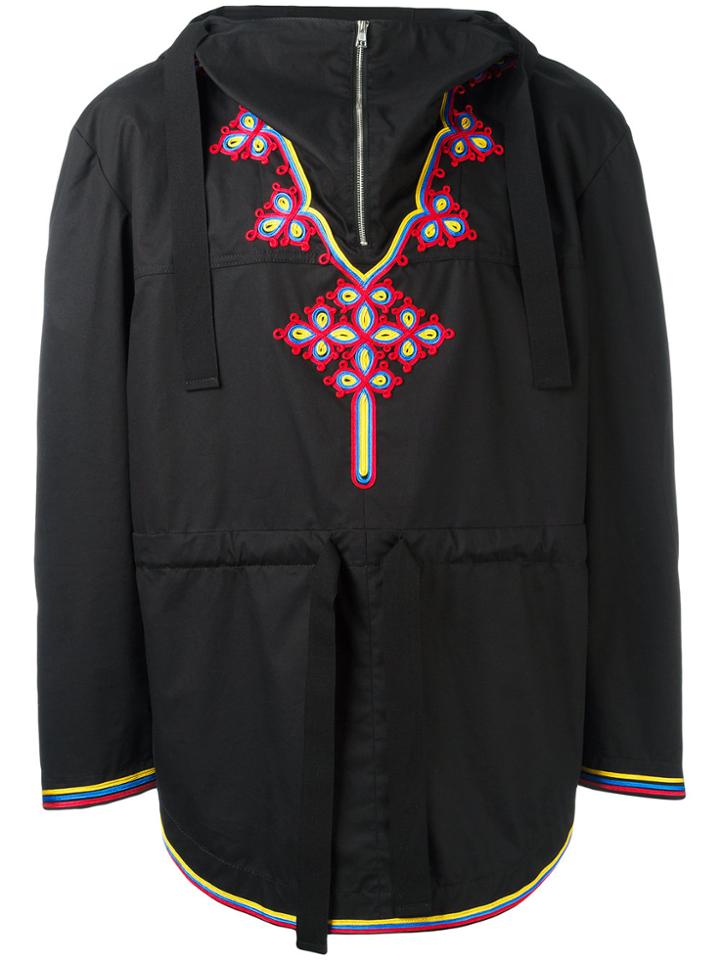 Stella Mccartney Embroidered Anorak - Black