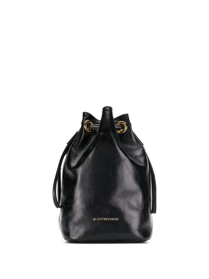 L'autre Chose Mini Bucket Bag - Black