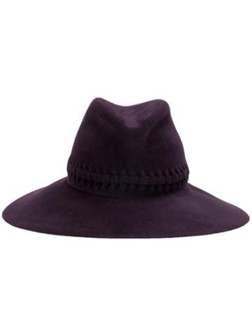 Lola Hats 'eggplant Freetwork' Hat