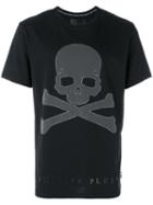 Philipp Plein - Skull And Crossbones T-shirt - Men - Cotton - L, Black, Cotton