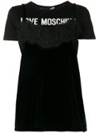 Love Moschino T-shirt Detail Blouse - Black