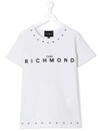 John Richmond Junior Teen Embellished T-shirt - White