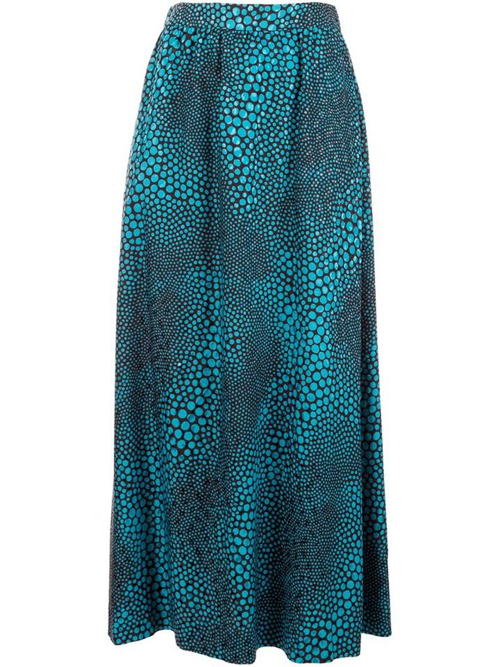 Vanessa Seward Dots Print Long Skirt