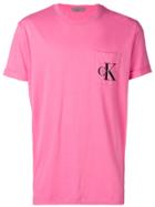 Calvin Klein Jeans Logo Patch T-shirt - Pink & Purple