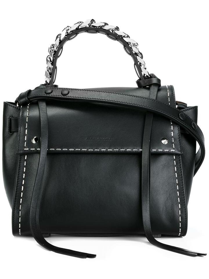 Elena Ghisellini Small 'angel' Tote, Women's, Black, Leather