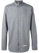 Dnl Jacquard Shirt, Men's, Size: 41, Grey, Cotton
