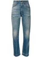 Gucci Mystic Cat Print Jeans - Blue