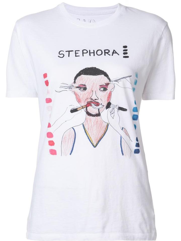 Unfortunate Portrait 'stephora' T-shirt, Women's, Size: Xs, White, Cotton