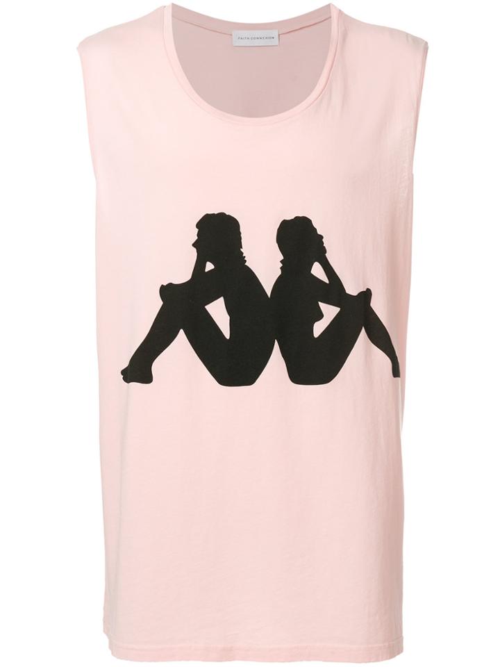Faith Connexion Kappa Sleeveless T-shirt - Pink & Purple