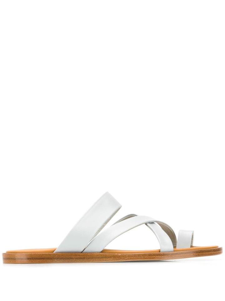 Common Projects Crossover Flat Sandals - Blue
