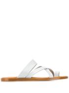 Common Projects Crossover Flat Sandals - Blue