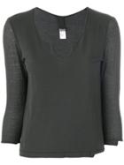 Kristensen Du Nord Raw Edge T-shirt - Grey