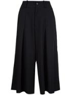 Y's Wide Leg Culottes - Black