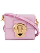 Dolce & Gabbana Mini Pink Lucia Bag - Pink & Purple