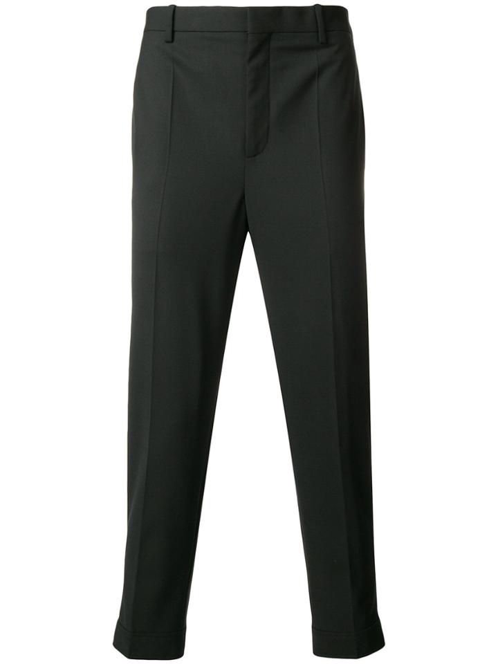 Neil Barrett Turn Up Cuff Trousers - Black