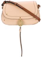 See By Chloé - Hanging Tassel Bag - Women - Cotton/calf Leather - One Size, Women's, Nude/neutrals, Cotton/calf Leather