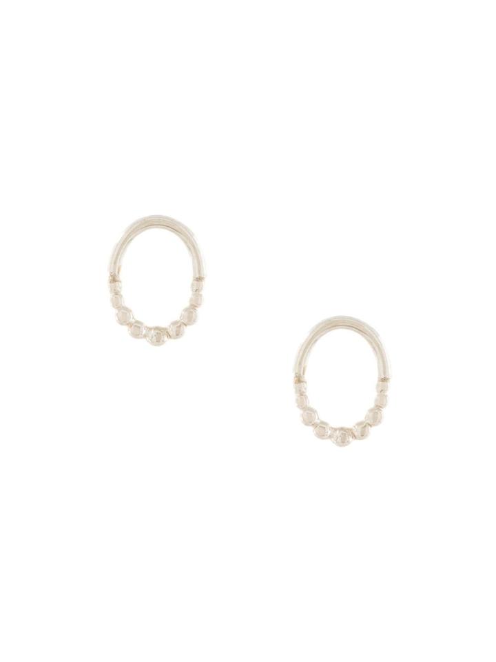 Natalie Marie Indra Studs - Sterling Silver