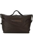 Ally Capellino Arron Canvas Large Tote Holdall, Brown, Cotton/calf Leather