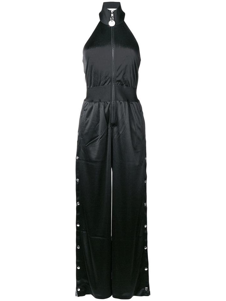 Diesel Halterneck Flared Jumpsuit - Black