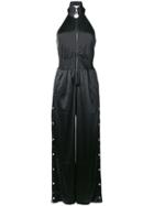 Diesel Halterneck Flared Jumpsuit - Black