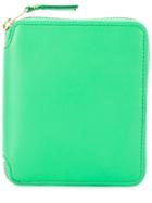 Comme Des Garçons Wallet Rectangular Zip Wallet - Green