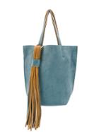 Alila Fringed Detail Tote Bag - Blue