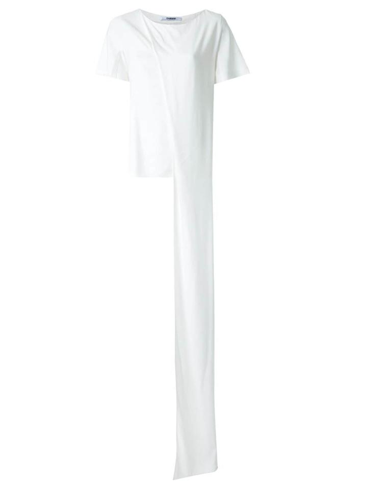 Chalayan Side Panel T-shirt - White
