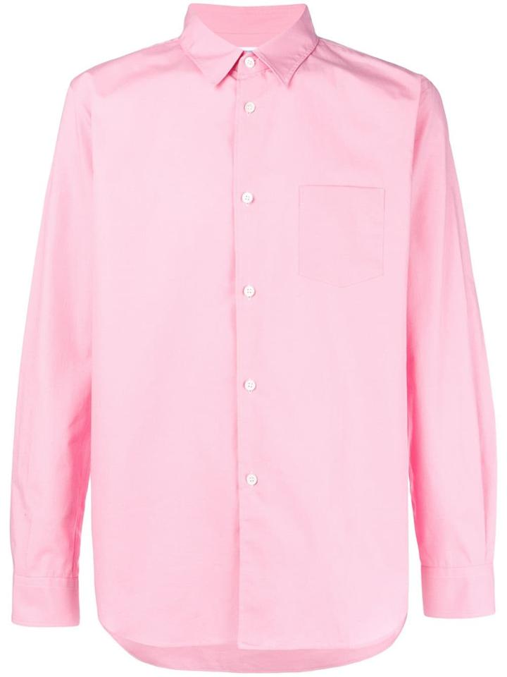 Comme Des Garçons Shirt Boys Basic Plain Shirt - Pink & Purple