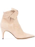 Derek Lam Talitha Tie Front Bootie - Nude & Neutrals