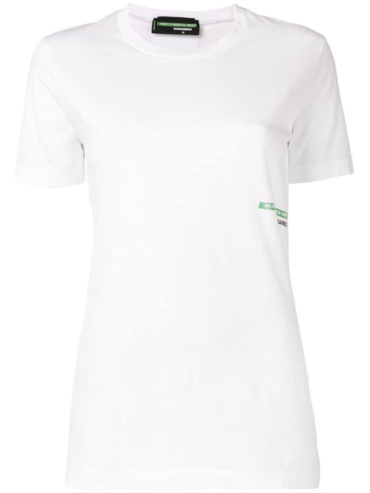 Dsquared2 Back Graphic Print T-shirt - White