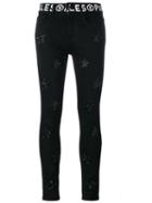 Filles A Papa Cameron Embellished Slim Jeans, Women's, Size: 28, Black, Cotton/spandex/elastane